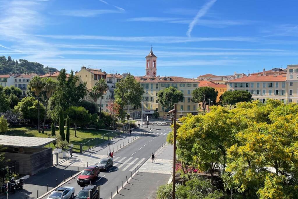 Spacious 3 Bedroom Flat Nice Center - Magnificent View-Parking Buitenkant foto