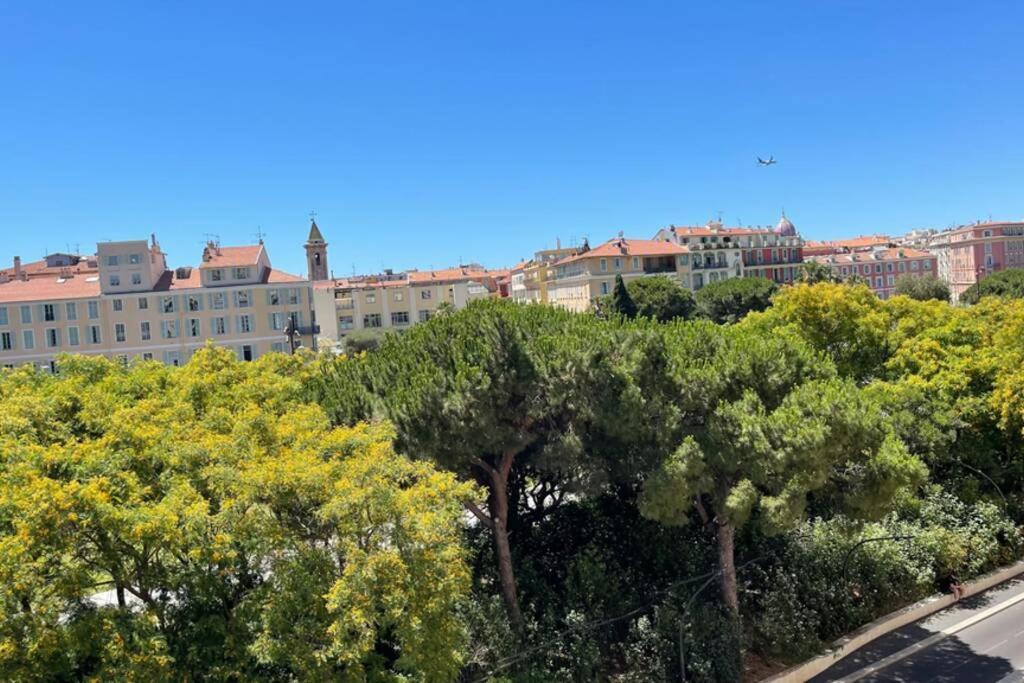 Spacious 3 Bedroom Flat Nice Center - Magnificent View-Parking Buitenkant foto