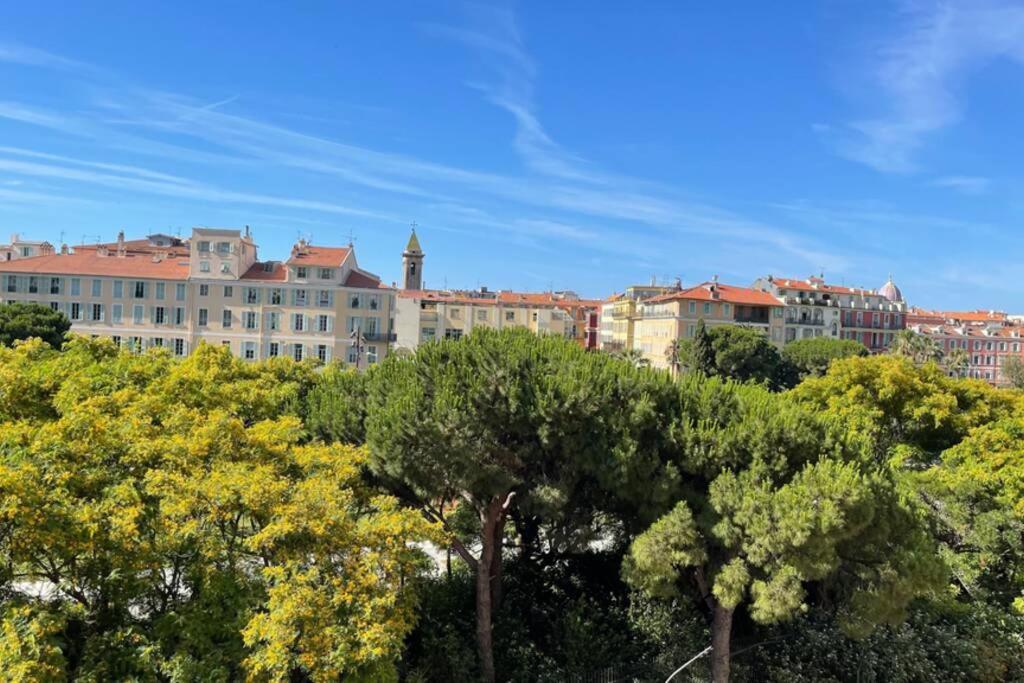 Spacious 3 Bedroom Flat Nice Center - Magnificent View-Parking Buitenkant foto