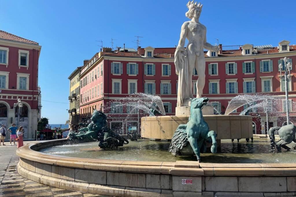 Spacious 3 Bedroom Flat Nice Center - Magnificent View-Parking Buitenkant foto