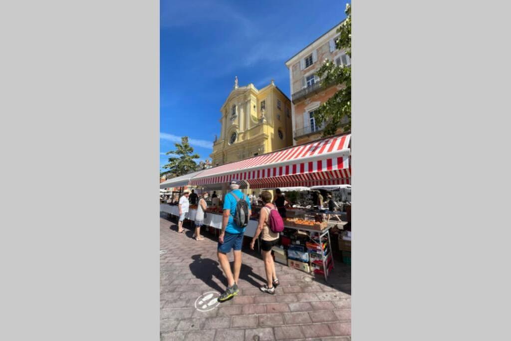 Spacious 3 Bedroom Flat Nice Center - Magnificent View-Parking Buitenkant foto