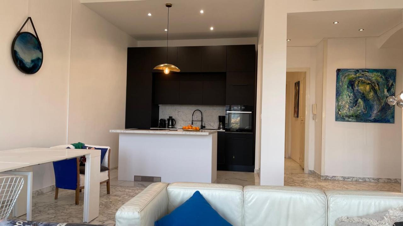Spacious 3 Bedroom Flat Nice Center - Magnificent View-Parking Buitenkant foto