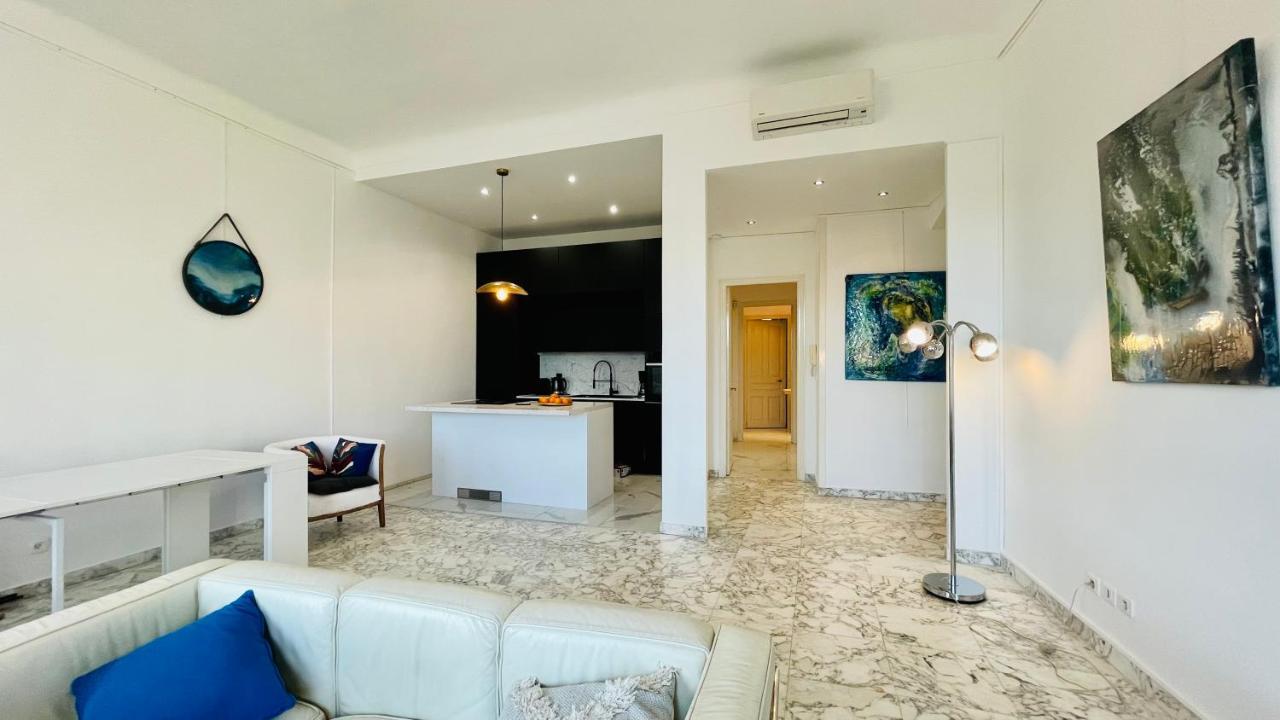 Spacious 3 Bedroom Flat Nice Center - Magnificent View-Parking Buitenkant foto