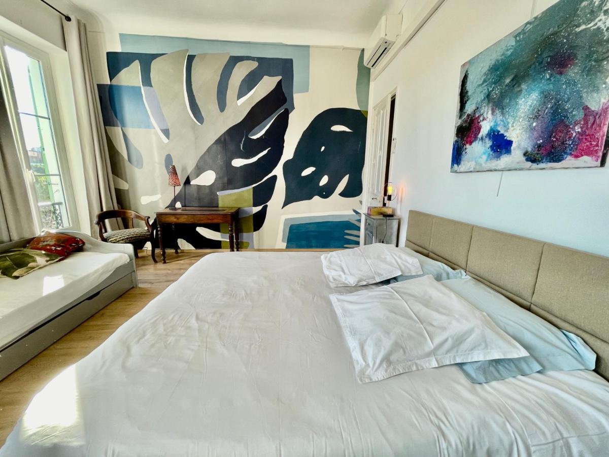 Spacious 3 Bedroom Flat Nice Center - Magnificent View-Parking Buitenkant foto