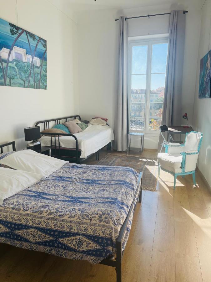 Spacious 3 Bedroom Flat Nice Center - Magnificent View-Parking Buitenkant foto