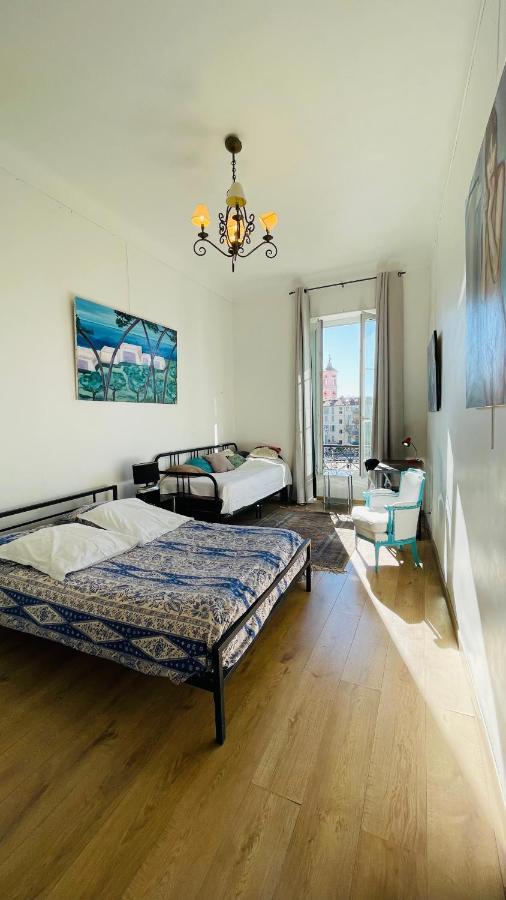 Spacious 3 Bedroom Flat Nice Center - Magnificent View-Parking Buitenkant foto